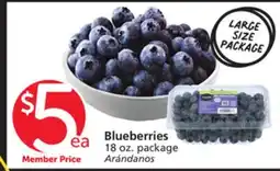 Albertsons Blueberries offer