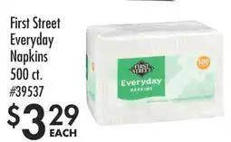 Smart & Final First Street Everyday Napkins offer