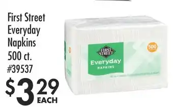 Smart & Final First Street Everyday Napkins offer