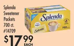 Smart & Final Splenda Sweetener Packets offer