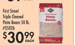 Smart & Final First Street Triple Cleaned Pinto Beans offer