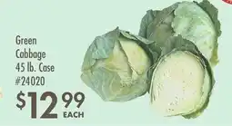 Smart & Final Green Cabbage offer