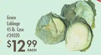 Smart & Final Green Cabbage offer