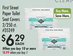Smart & Final First Street Paper Toilet Seat Covers offer