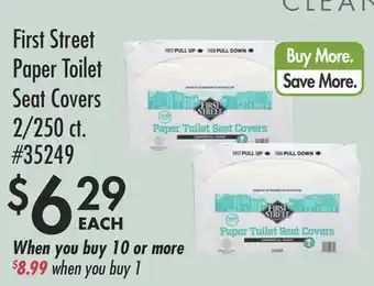 Smart & Final First Street Paper Toilet Seat Covers offer