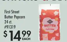 Smart & Final First Street Butter Popcorn offer