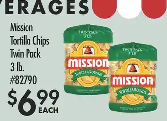 Smart & Final Mission Tortilla Chips Twin Pack offer
