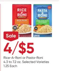 Stater Bros Rice-A-Roni or Pasta-Roni offer