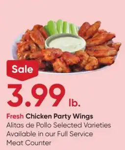 Stater Bros Fresh Chicken Party Wings offer
