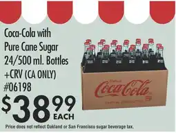 Smart & Final Coca-Cola with Pure Cane Sugar offer