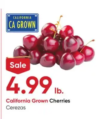 Stater Bros Cherries offer