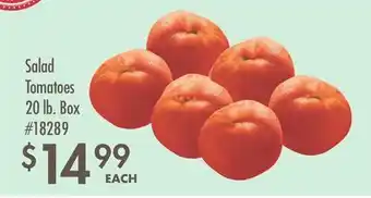 Smart & Final Salad Tomatoes offer