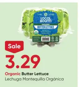 Stater Bros Organic Butter Lettuce offer