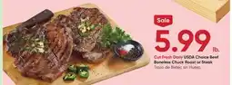 Stater Bros USDA Choice Beef Boneless Chuck Roast or Steak offer
