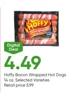 Stater Bros Hoffy Bacon Wrapped Hot Dogs offer
