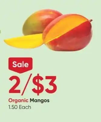 Stater Bros Organic Mangos offer