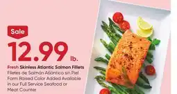 Stater Bros Fresh Skinless Atlantic Salmon Fillets offer