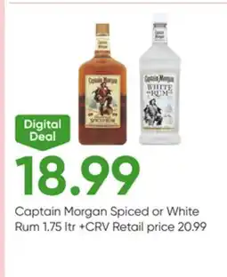 Stater Bros Captain Morgan Spiced or White Rum offer