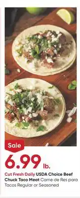 Stater Bros USDA Choice Beef Chuck Taco Meat offer