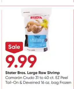 Stater Bros Stater Bros. Large Raw Shrimp offer