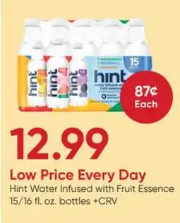 Stater Bros Hint Water Infused with Fruit Essence offer