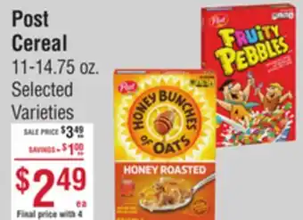 Smart & Final Post Cereal offer