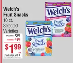 Smart & Final Welch's Fruit Snacks offer