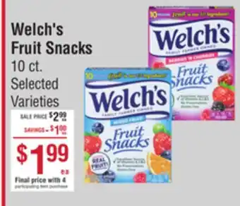Smart & Final Welch's Fruit Snacks offer