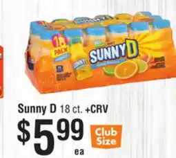 Smart & Final Sunny D offer
