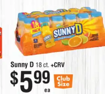 Smart & Final Sunny D offer
