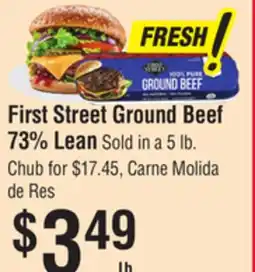 Smart & Final First Street Ground Beef offer