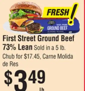 Smart & Final First Street Ground Beef offer