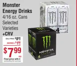 Smart & Final Monster Energy Drinks offer