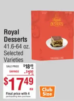 Smart & Final Royal Desserts offer