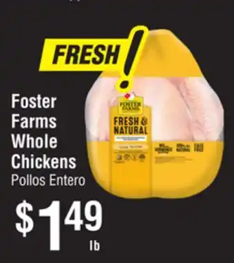 Smart & Final Foster Farms Whole Chickens offer
