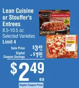 Smart & Final Lean Cuisine or Stouffer's Entrees offer