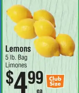 Smart & Final Lemons offer