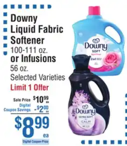 Smart & Final Downy Liquid Fabric Softener or Infusions offer