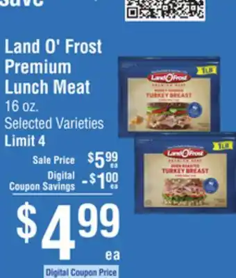 Smart & Final Land O'Frost Premium Lunch Meat offer