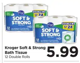Food 4 Less Kroger Soft & Strong Bath Tissue offer