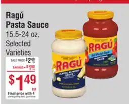 Smart & Final Ragú Pasta Sauce offer