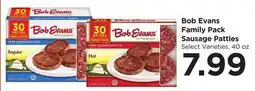 Food 4 Less Bob Evans Family Pack Sausage Patties offer