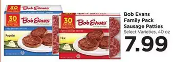 Food 4 Less Bob Evans Family Pack Sausage Patties offer