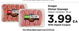 Food 4 Less Kroger Dinner Sausage offer