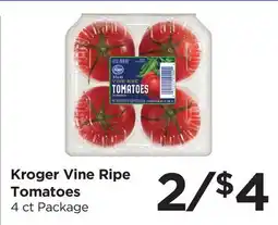 Food 4 Less Kroger Vine Ripe Tomatoes offer