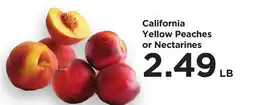 Food 4 Less California Yellow Peaches or Nectarines offer