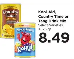 Food 4 Less Kool-Aid, Country Time or Tang Drink Mix offer
