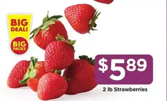 Food 4 Less 2 lb Strawberries offer