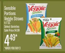 Jewel-Osco Sensible Portions Veggie Straws offer