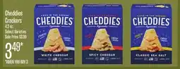 Jewel-Osco Cheddies Crackers offer